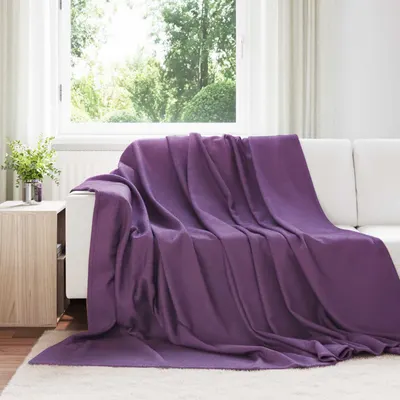 vidaXL Pături de aruncat 24 buc. Violet 240 x 220 cm 17.76 kg Molton