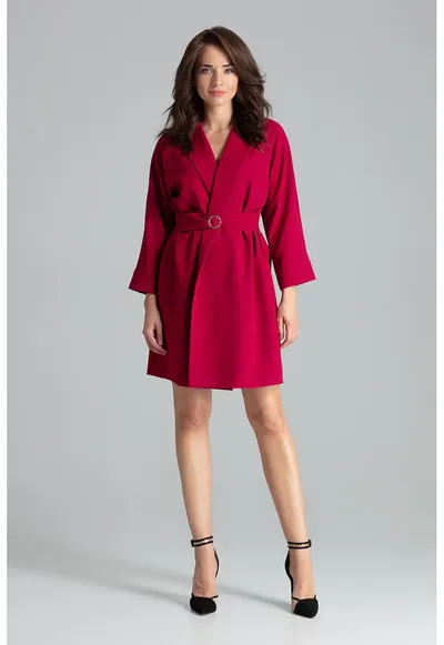 Sacou elegant dama burgundy - poliester