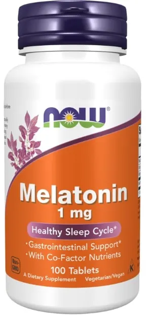Melatonin, 100 tablete, Now