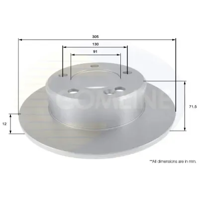 Disc frana COMLINE ADC2707