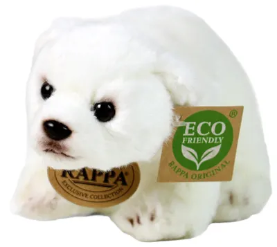 Jucărie de pluș Rappa Eco prieteni - Ursul polar arctic, 19 cm