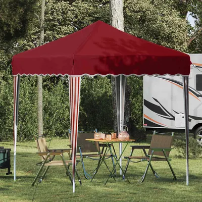 vidaXL Cort de Petrecere Pop-up 195 x 195 x 245 cm Burgundy