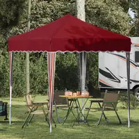 vidaXL Cort de Petrecere Pop-up 195 x 195 x 245 cm Burgundy