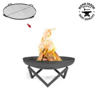 Pachet Vatra SANTIAGO 60 cm cu grilaj otel