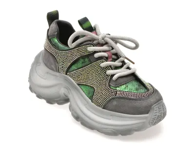 Pantofi sport GRYXX negri, 8585, din piele ecologica