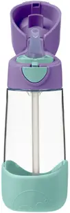 Sticlă cu pai pentru bebeluși b.box - Tritan, Lilac pop, 600 ml