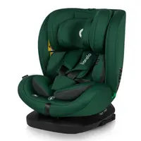 Scaun auto, Lionelo, Bastiaan i-Size, 4 in 1, Protectie laterala, Spatar inclinabil in 4 pozitii, Tetiera reglabila in 7 pozitii, Rotire 360 grade, Top Tether, 0-36 Kg, 40-150 cm, Isofix, Conform ECE R12903, Verde