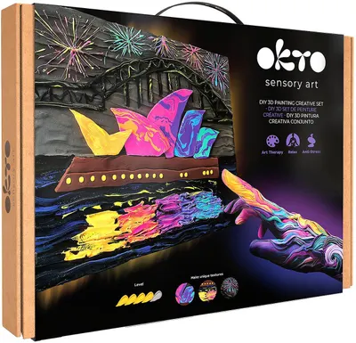 Set creativ cu plastilină Okto - Creați o imagine 3D, Opera din Sydney