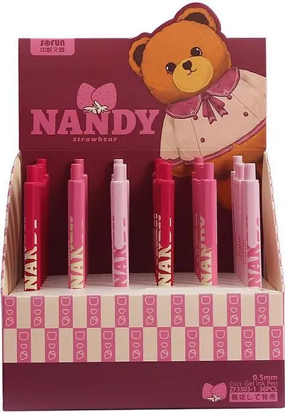 Pix cu gel B-Max Nandy Bear - 0.5 mm, sortiment