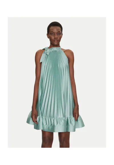 Rochie de cocktail verde - fabricata din material de calitate