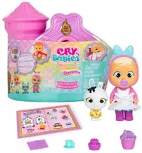Mini Păpușă care plânge cu lacrimi IMC Toys Cry Babies Magic Tears - In casuta, gama larga