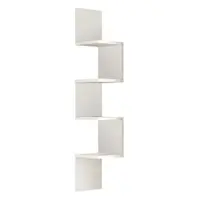 Bibliotecă de perete albă 22x117 cm Laura – Kalune Design