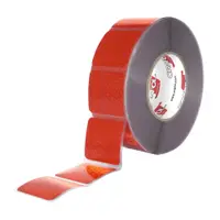Banda reflectorizanta segmentata Reflexite Orafol rosu 50MMX50M ECE 104