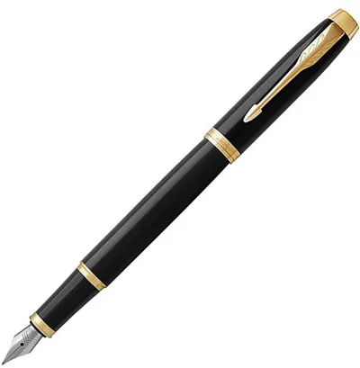 Stilou cu cutie Parker Royal IM- Negru cu elemente aurii, М