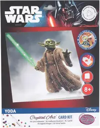 Felicitare goblen cu diamante Craft Buddy - Yoda