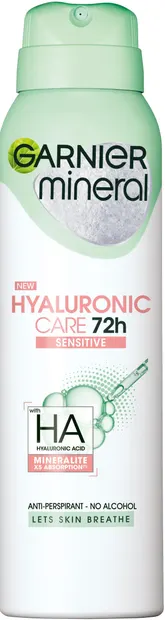 Garnier Mineral Spray deodorant Hyaluronic Care 72H, 150 ml