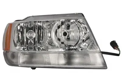 Far Dreapta (HB3 HB4, culoare insert: cromat, culoare semnalizator: portocaliu) potrivit JEEP GRAND CHEROKEE II -09.05