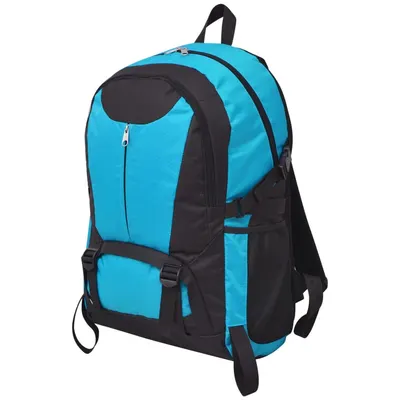 vidaXL Rucsac pentru drumeții, 40 L, negru și albastru