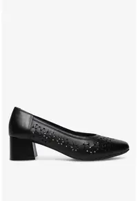 Pantofi dama 5905588561514 - Piele naturala - Negru - Negru