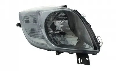 Far fata Stanga (H4, electric, fara motoras, culoare insert: cromat, culoare semnalizator: galben) potrivit TOYOTA YARIS -11.08