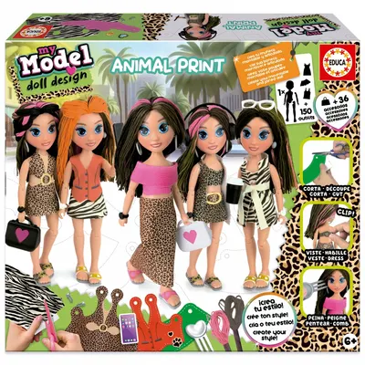 Set creativ Educa My Model - Animal Print