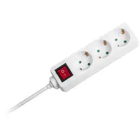 Prelungitor 3 cai cu intrerupator 5M( 3G1.5MM2) alb V-TAC SKU-8763