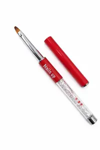 Pensula unghii gel limba pisica NailsUp Red nr 4