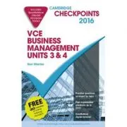 Cambridge Checkpoints VCE Business Management Units 3 and 4 2016 and Quiz Me More