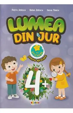 Lumea din jur cu stickere pentru apreciere 4 ani+