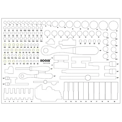 Trusa de scule ROOKS OK-01.3136