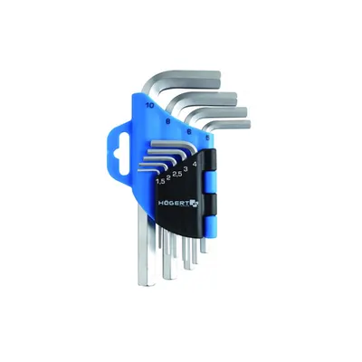 set de chei hexagonale din 9 piese, otel CrV