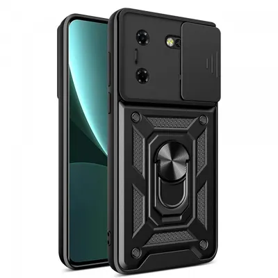 Husa pentru Tecno Pova 5 Pro, Techsuit, CamShield, Neagra