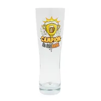 Pahar bere, 500 ml, mesaj funny “Campion la halBERe”