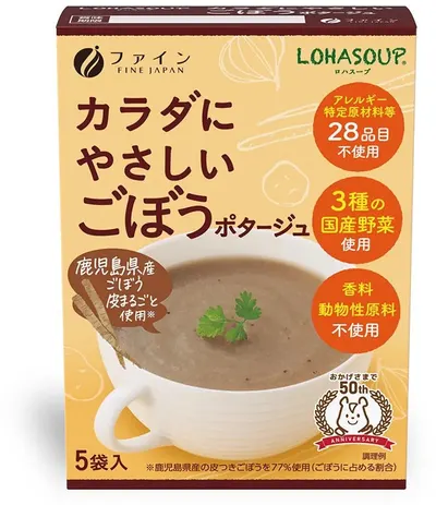Supă cremă japoneză cu păpădie, 5 plicuri, Fine Japan