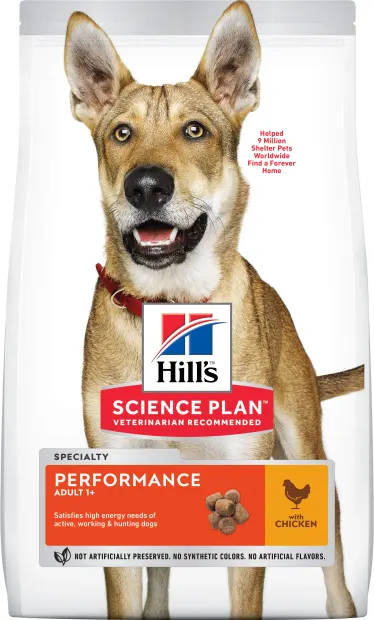 Hrana uscata caini, Hill's Science Plan Canine Adult Performance hrană pentru câini cu pui, 14 kg