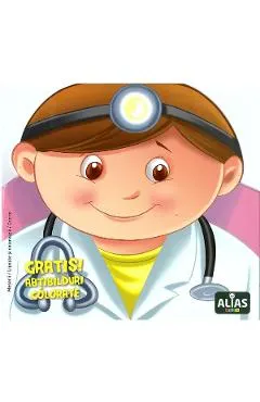 Doctor. Abtibilduri colorate + jucarie