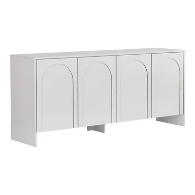 Comodă albă 180x80x45 cm Arlen – Kalune Design