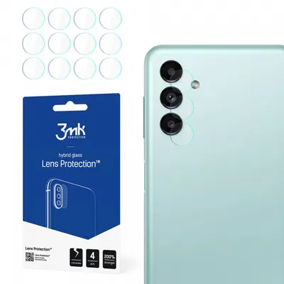 Folie de protectie Camera Spate 3MK Protection pentru Samsung Galaxy A13 5G A136, Sticla Flexibila, Set 4 bucati, Transparenta