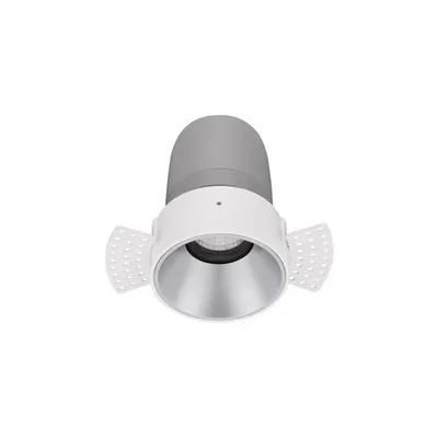 Spot HOMER Nisipiu Alb Aluminiu Trimless 10W 220-240V 250mA 640Lm Bridgelux 3000K CRI>98 UGR<6 Beam Angle 24° 3000K IP20 Adjustable Brackets & Rotating Driver Osram Included