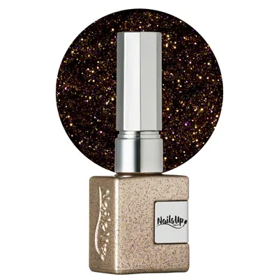 Oja Semipermanenta NAILSUP Infinity Silver cu Sclipici 047