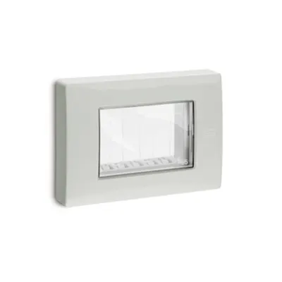 nea - Capac incastrat priza IP55 Ral Gri 7035