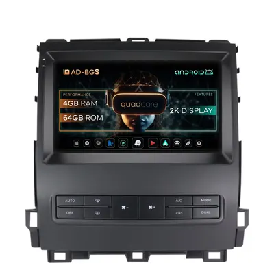 Navigatie 2K Toyota Prado J120 (2002-2010), Android, S-Quadcore 4GB RAM + 64GB ROM, 9.5 Inch - AD-BGS90042K+AD-BGRKIT083V2