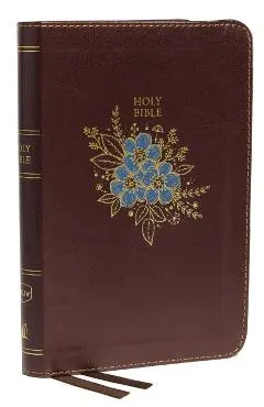 NKJV, Thinline Bible, Compact, Imitation Leather, Burgundy, Red Letter Edition