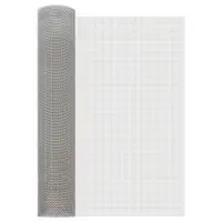 vidaXL Ecran din plasă 60 x 500 cm 6 Mesh Oțel Inoxidabil 201 Argintiu