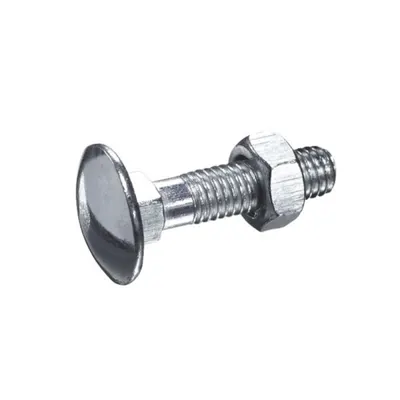 Surub Torbant cu Piulita din 603, Otel, Zincat - M10 X 170