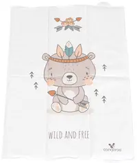 Pliabila salteluță de înfășat Cangaroo - Wild and free Bear