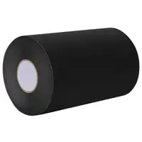 vidaXL Bandă de iarbă artificială autoadezivă Negru 15 cm x 10 m