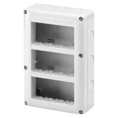 Doza Aparenta Verticala 12 (4x3) Module Ip40 Gewiss