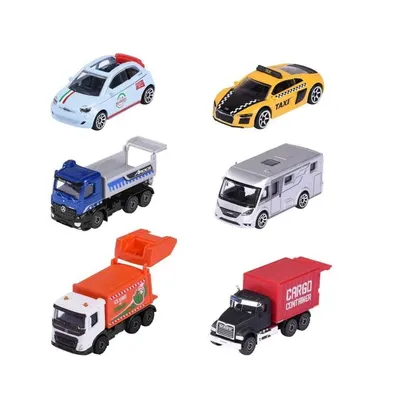Mașinuță metalică Majorette – City Premium, 7.5 cm, sortiment