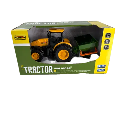 Jucarie tractor cu remorca, sunet si lumina - Default Title